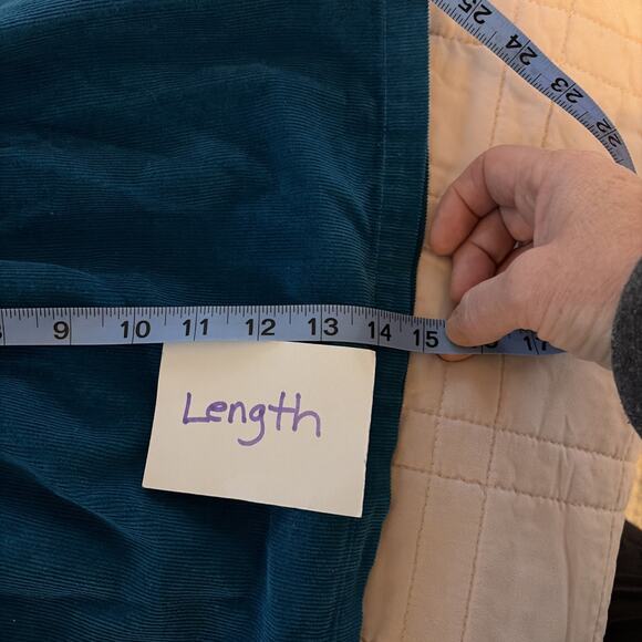 Hanna Andersson Girl's Blue Corduroy Skirt Sz 140/US 10 Bow Elastic Waist - Picture 8 of 10